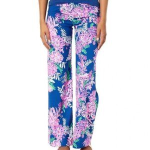 Lilly Pulitzer Bal Harbour Mid-Rise Palazzo Pant Size XL